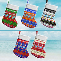 Custom Caribbean Countries Christmas Stocking Funny Tropical Style - Wonder Print Shop