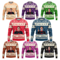 Custom Photo Xmas Ugly Christmas Sweater This Is My Ugly Sweater - Wonder Print Shop
