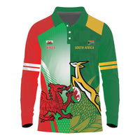 CUSTOMER REQUEST- South Africa and Wales - 01/10/2025 - Long Sleeve Polo Shirt - LT14