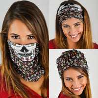 Mexican Sugar Skull Neck Gaiter Colorful