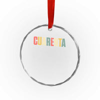 40th Birthday Cuarenta Crystal Glass Ornament Spanish Mexican 40 Years Old Bday