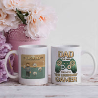 Custom Gamer Father's Day Mug Dad The Man The Myth The Gaming Legend | Wonder Print Shop