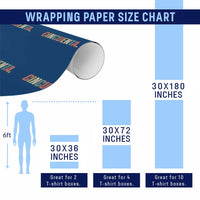 50th Birthday Cincuenta Wrapping Paper Roll Spanish Mexican 50 Years Old Bday
