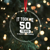 50th Birthday Crystal Glass Ornament To Create This Masterpiece 50 Year Old Gift