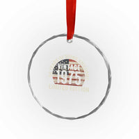 50th Birthday Crystal Glass Ornament Vintage 1975 Limited Edition 50 Years Of Being Awesome American Flag - Wonder Print Shop