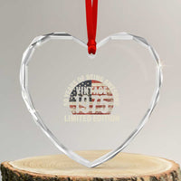50th Birthday Heart Crystal Glass Ornament Vintage 1975 Limited Edition 50 Years Of Being Awesome American Flag - Wonder Print Shop