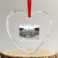 6 Triple 8 Heart Crystal Glass Ornament Black Women's Army Corps 6888th Battalion - Wonder Print Shop
