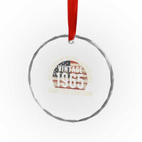 60th Birthday Crystal Glass Ornament Vintage 1965 Limited Edition 60 Years Of Being Awesome American Flag - Wonder Print Shop