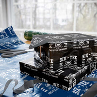 60th Birthday Golf Wrapping Paper Roll Funny Six Tee And Still Swinging 60 Years Old