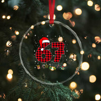 67 Christmas Crystal Glass Ornament Funny Six Seven 6 7 Meme Gen Alpha Slang - Wonder Print Shop