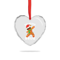 67 Christmas Six Seven Bruh Gingerbread Heart Crystal Glass Ornament Funny Six Seven Meme Boys - Wonder Print Shop