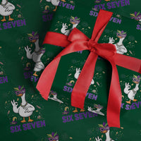 67 Mardi Gras Wrapping Paper Roll Funny Goose Meme Carnival Trendy