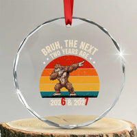 67 New Year Crystal Glass Ornament Funny Six Seven Bruh Bigfoot Meme - Wonder Print Shop