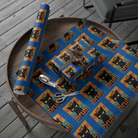 67 Six Seven Bruh Cat Meme Wrapping Paper Roll Cute Black Cat Funny Saying - Wonder Print Shop