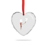 67 Six Seven Christmas Heart Crystal Glass Ornament Marcus The Worm Meme - Wonder Print Shop