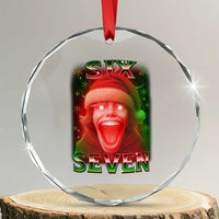 67 Six Seven Christmas Meme Crystal Glass Ornament The Mason 67 Kid Gen Alpha Slang TS11