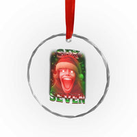67 Six Seven Christmas Meme Crystal Glass Ornament The Mason 67 Kid Gen Alpha Slang TS11