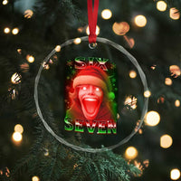 67 Six Seven Christmas Meme Crystal Glass Ornament The Mason 67 Kid Gen Alpha Slang - Wonder Print Shop