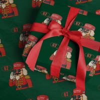 67 Six Seven Christmas Meme Wrapping Paper Roll Funny Nutcracker Make Xmas Great Again - Wonder Print Shop