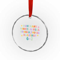 67 Six Seven Meme Crystal Glass Ornament Funny Reading Book Lover - Wonder Print Shop