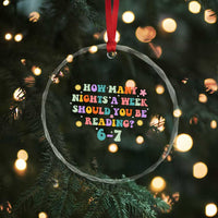 67 Six Seven Meme Crystal Glass Ornament Funny Reading Book Lover - Wonder Print Shop