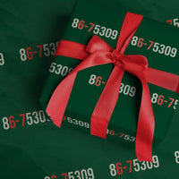 67 Six Seven Meme Wrapping Paper Roll Vintage 80s Music 8675309 Jenny - Wonder Print Shop