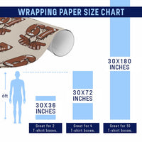 67 Six Seven Wrapping Paper Roll Funny Football Meme - Wonder Print Shop