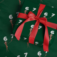 67 Six Seven Xmas Wrapping Paper Roll Marcus The Worm Meme - Wonder Print Shop