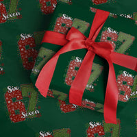 67 Xmas Wrapping Paper Roll Funny Six Seven Meme Gen Alpha Slang Snowflake - Wonder Print Shop