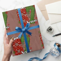 67 Xmas Wrapping Paper Roll Funny Six Seven Meme Gen Alpha Slang Snowflake - Wonder Print Shop