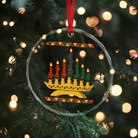 7 Principles Of Kwanzaa Crystal Glass Ornament Festival Of Lights African Heritage Gift TS12