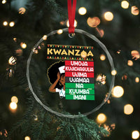 7 Principles Of Kwanzaa Crystal Glass Ornament Nurse Pride African American Heritage Gift - Wonder Print Shop