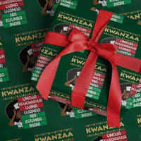 7 Principles Of Kwanzaa Wrapping Paper Roll Nurse Pride African American Heritage Gift - Wonder Print Shop