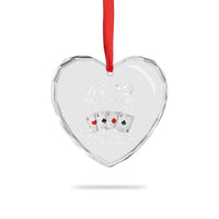 70th Birthday Poker Lover Heart Crystal Glass Ornament At 70 I Am Still Playing With A Full Deck I Just Shuffle Slower
