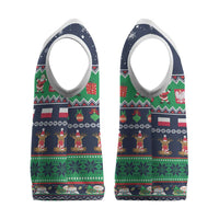 Custom Europe Countries Christmas Knitted V-Neck Vest Funny Style - Wonder Print Shop