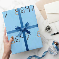86 47 Seashell Graphic Subtle Summer Coastal Wrapping Paper Roll Viral 2026 Beach Walk Political Satire