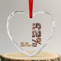 92 Percent Black Woman Power Heart Crystal Glass Ornament 92 Percent Melanin Girls - Wonder Print Shop