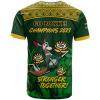 South Africa Rugby T Shirt Go Champions 2023 Springboks History Proud - Wonder Print Shop