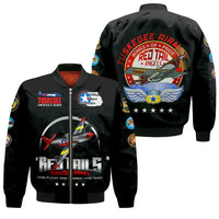 Tuskegee Airmens Red Tails African American Heros Bomber Jacket - LT2 - Wonder Print Shop