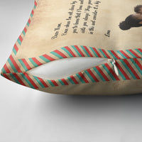 Personalized Photo with Letter Message for Mom Pillow Cover
