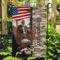 In Loving Memory Custom Photo Garden Flag America Patriotic Semiquincentennial Tribute