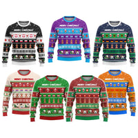 Custom Europe Countries Xmas Ugly Christmas Sweater Funny Style - Wonder Print Shop