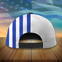 The Thin Blue Line Hats Back The Blue American Eagle Cap