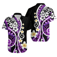 Plumeria Polynesian Matching Outfits For Couples Combo Dress And Shirt Trending Purple LT6 - Wonder Print Shop