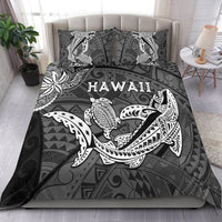 Hawaii Shark and Turtle Bedding Set With Black Kakau LT9 - Wonder Print Shop