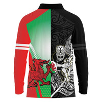 CUSTOMER REQUEST- New Zealand and Wales - 01/10/2025 - Long Sleeve Polo Shirt - LT14