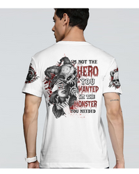 I'm Not The Hero You Wanted Skull T Shirt - Wonder Print Shop