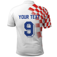 Custom Croatia Football Combo Polo Shirt and Men's Shorts Inspired by Retro Style LT03