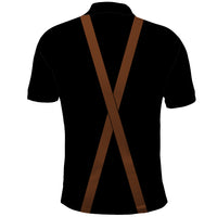 Lederhosen Costume Combo Polo Shirt and Men's Shorts Simple Style LT03