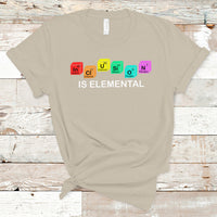 Gay Pride T Shirt Inclusion Is Elemental Funny Chemical Elements LGBT Gay Pride Month - Wonder Print Shop